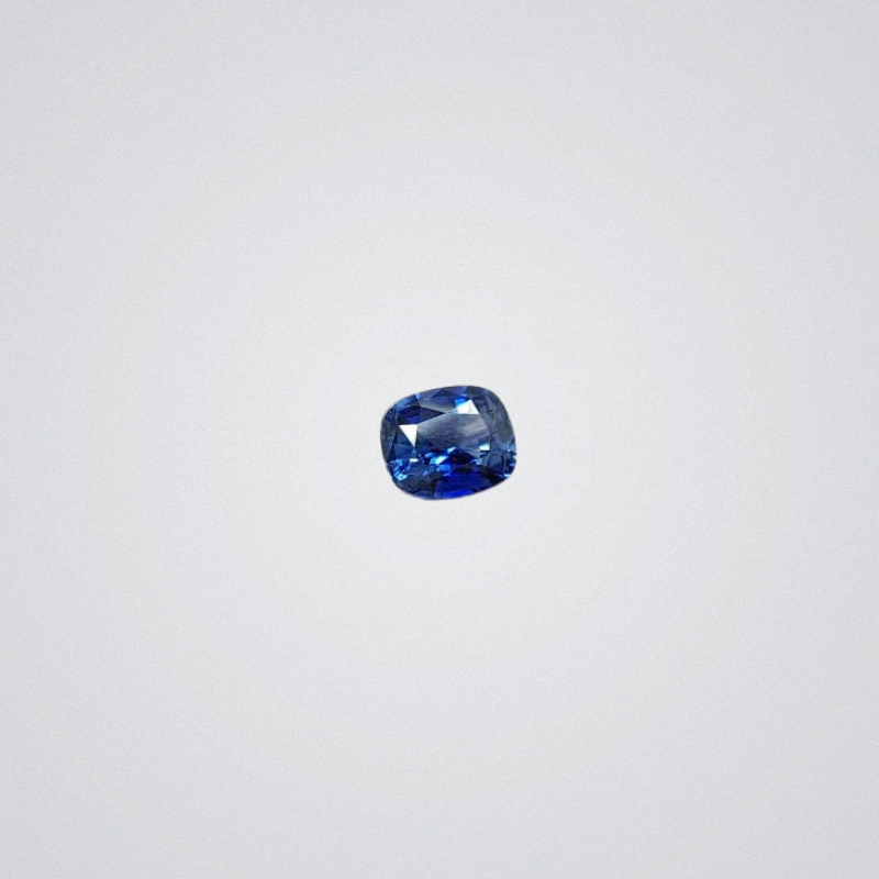 Cushion cut Royal Blue sapphire 1.16 ct, Sri Lanka