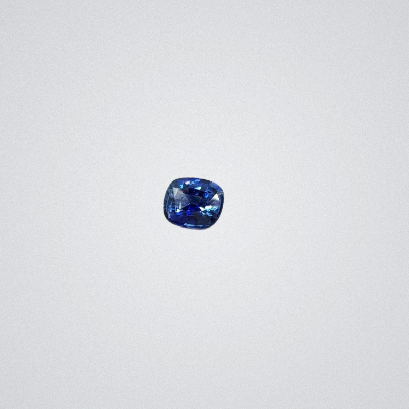 Cushion cut Royal Blue sapphire 1.16 ct, Sri Lanka