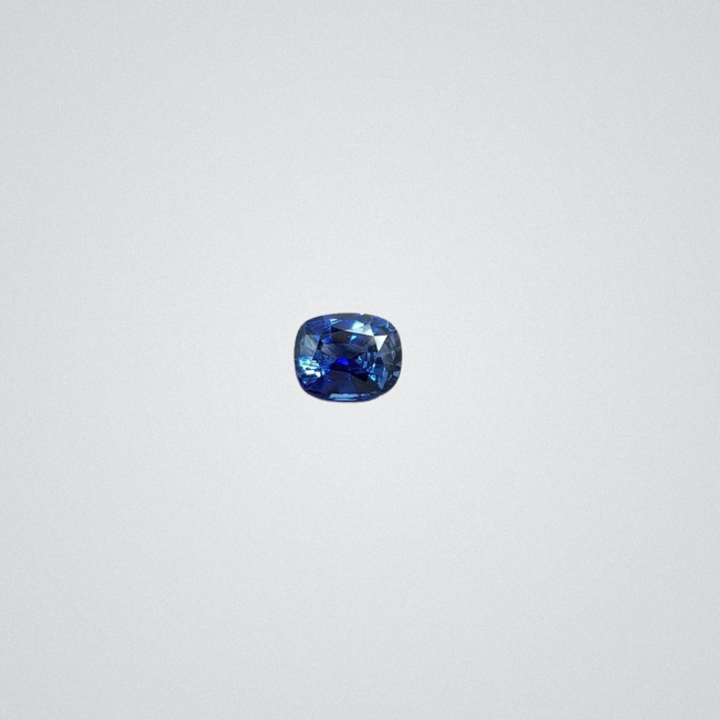 Cushion cut Royal Blue sapphire 1.16 ct, Sri Lanka