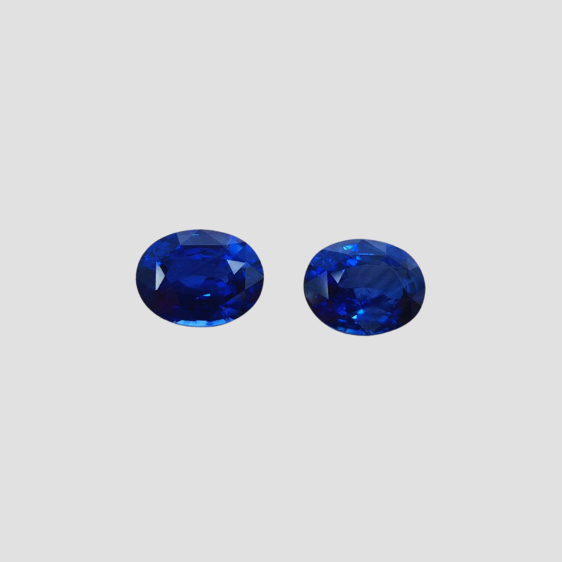 Pair of Royal Blue sapphire