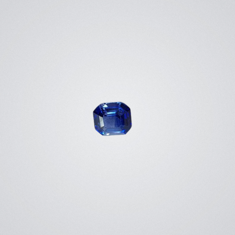 Royal Blue Sapphire From Sri Lanka 1.86 Ct, Octagon Cut