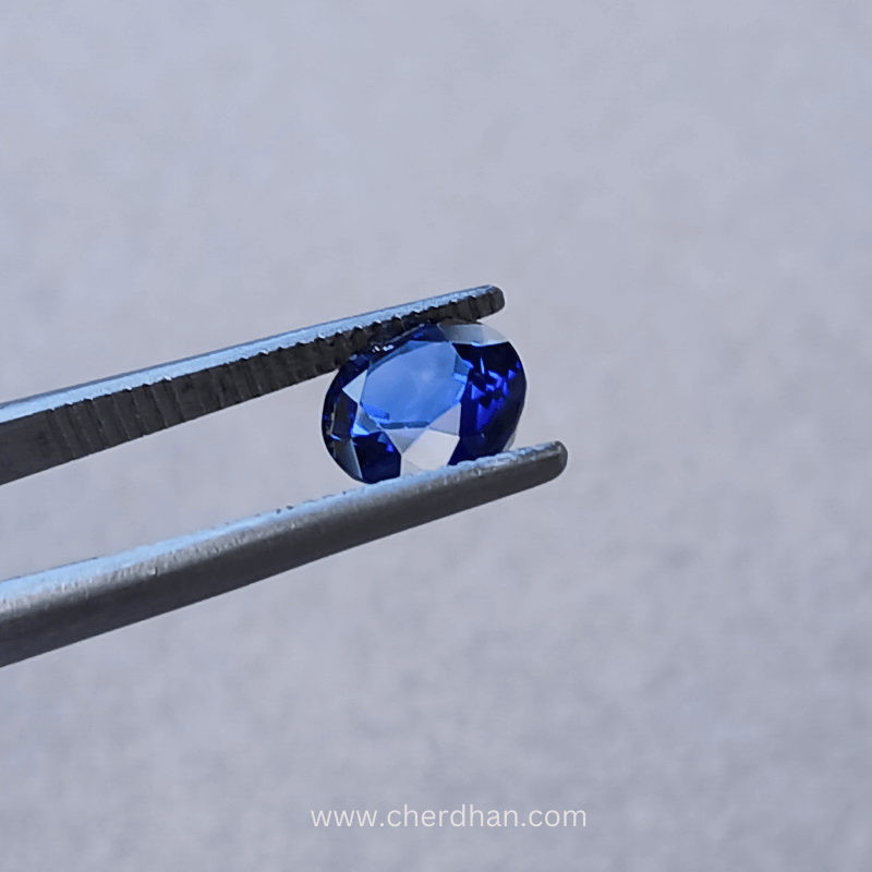 Royal Blue sapphire in Round cut 1.56 carats-902-3