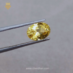 Yellow Sapphire Gemstone with Sri Lanka Origin, 2.09 Carats