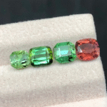4-carat natural Afghan tourmaline with vibrant green tones